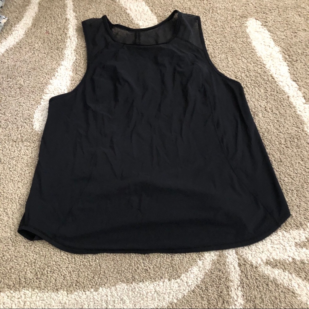 Lululemon sculpt tank blk sz 12 euc